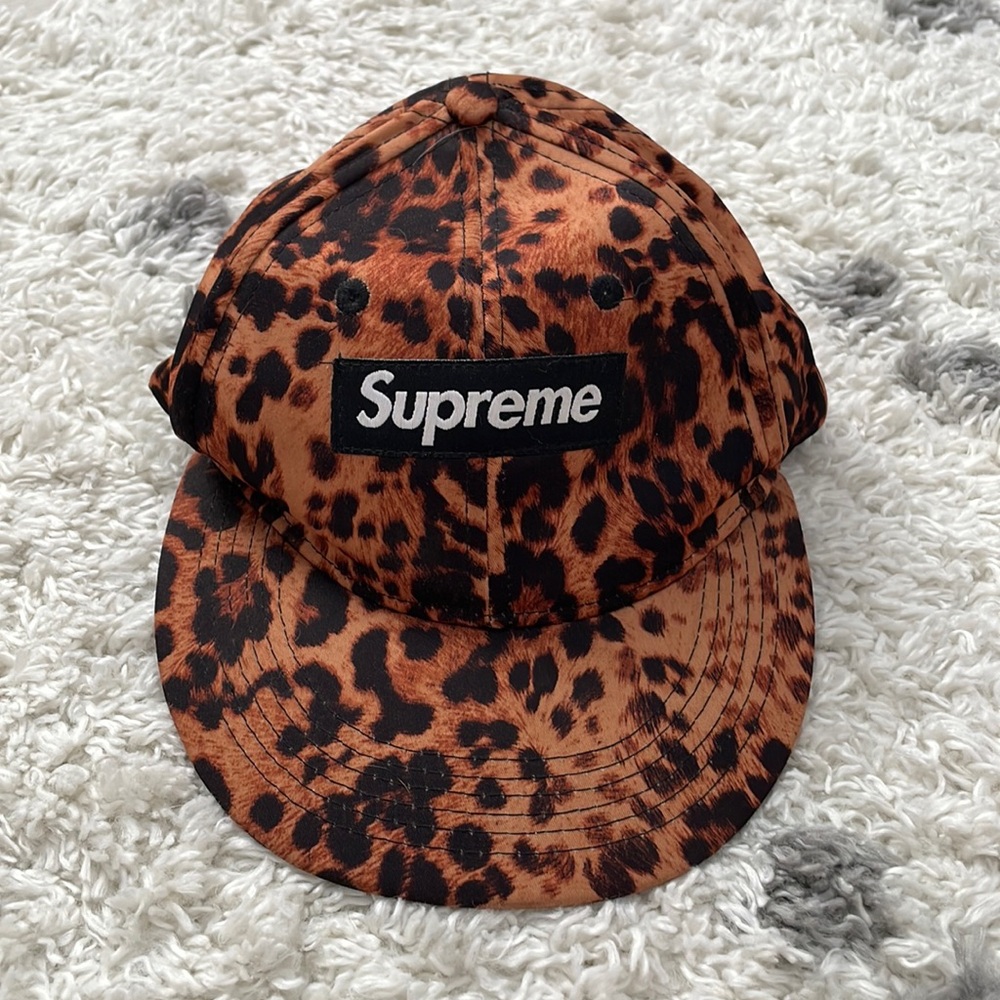 Supereme Leopard Print Hat